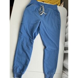 FIGS Zamora Jogger Scrub Pants - Women's Medium - Blue Comfortable Workwear